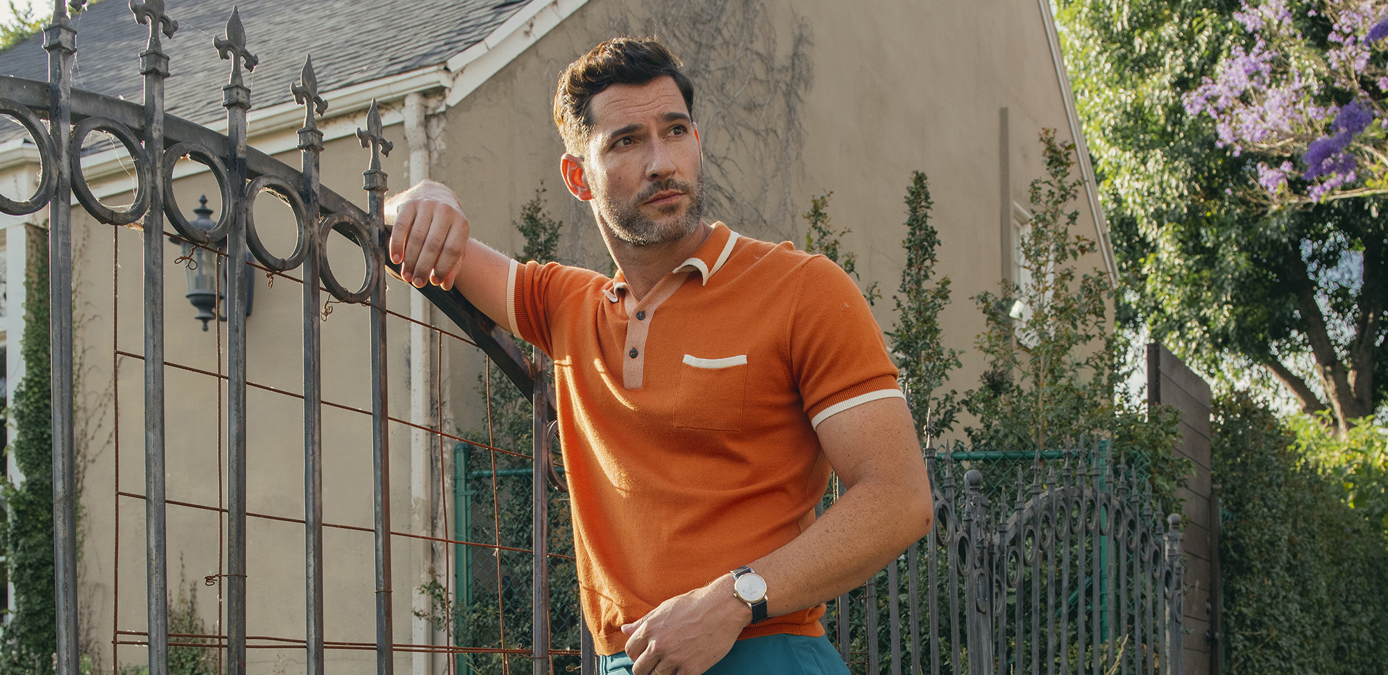 Tom Ellis gets candid on his bi-continental acting career with Sam Heughan
